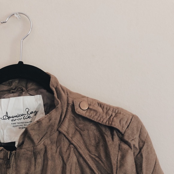 *NWOT* | American Rag | Suede Bomber Jacket - Picture 4 of 6